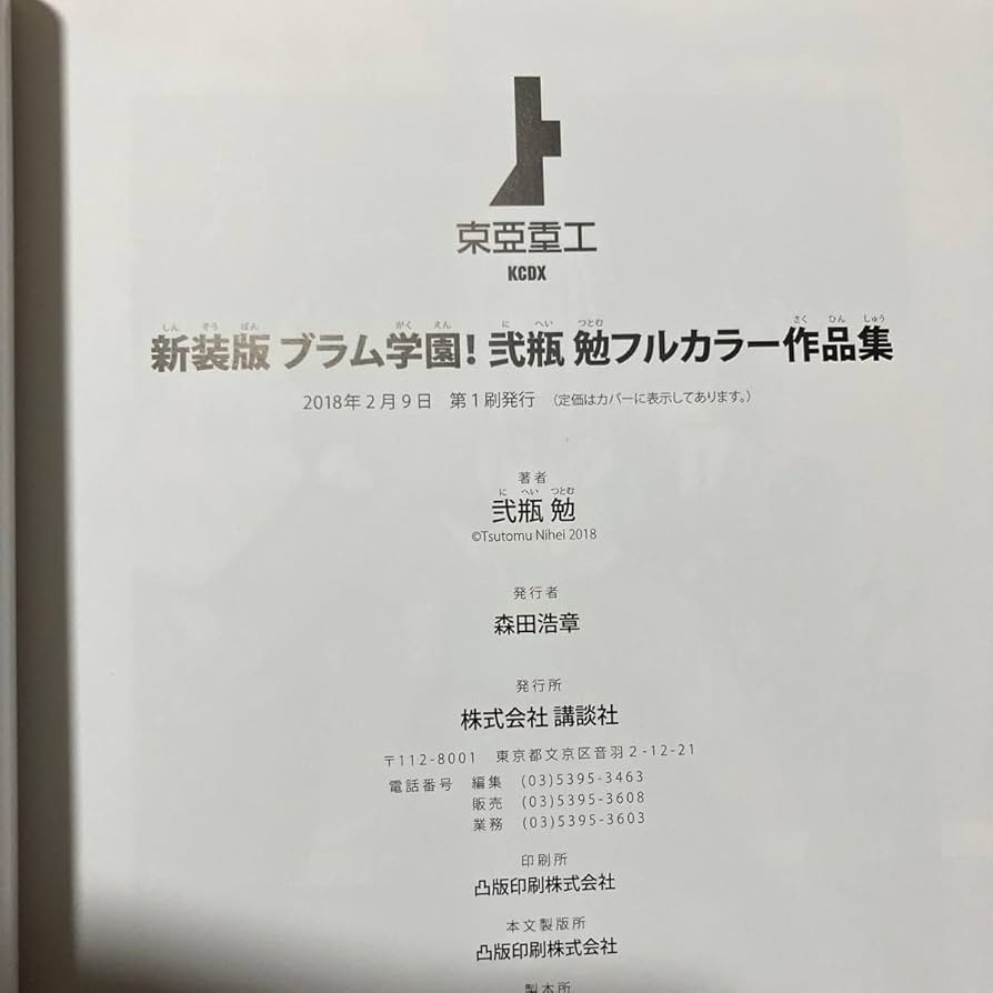 Amazon.co.jp: 初版 弐瓶勉 作品集 設定資料集 2冊セット : おもちゃ
